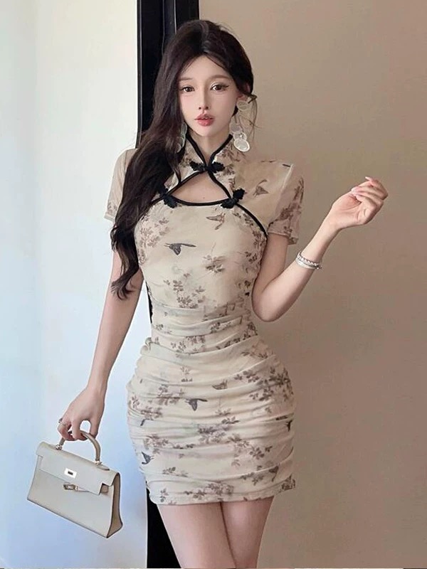 Cheap thriller qipao dress Q213 images